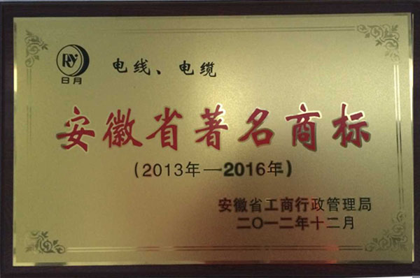 安徽省著名商标